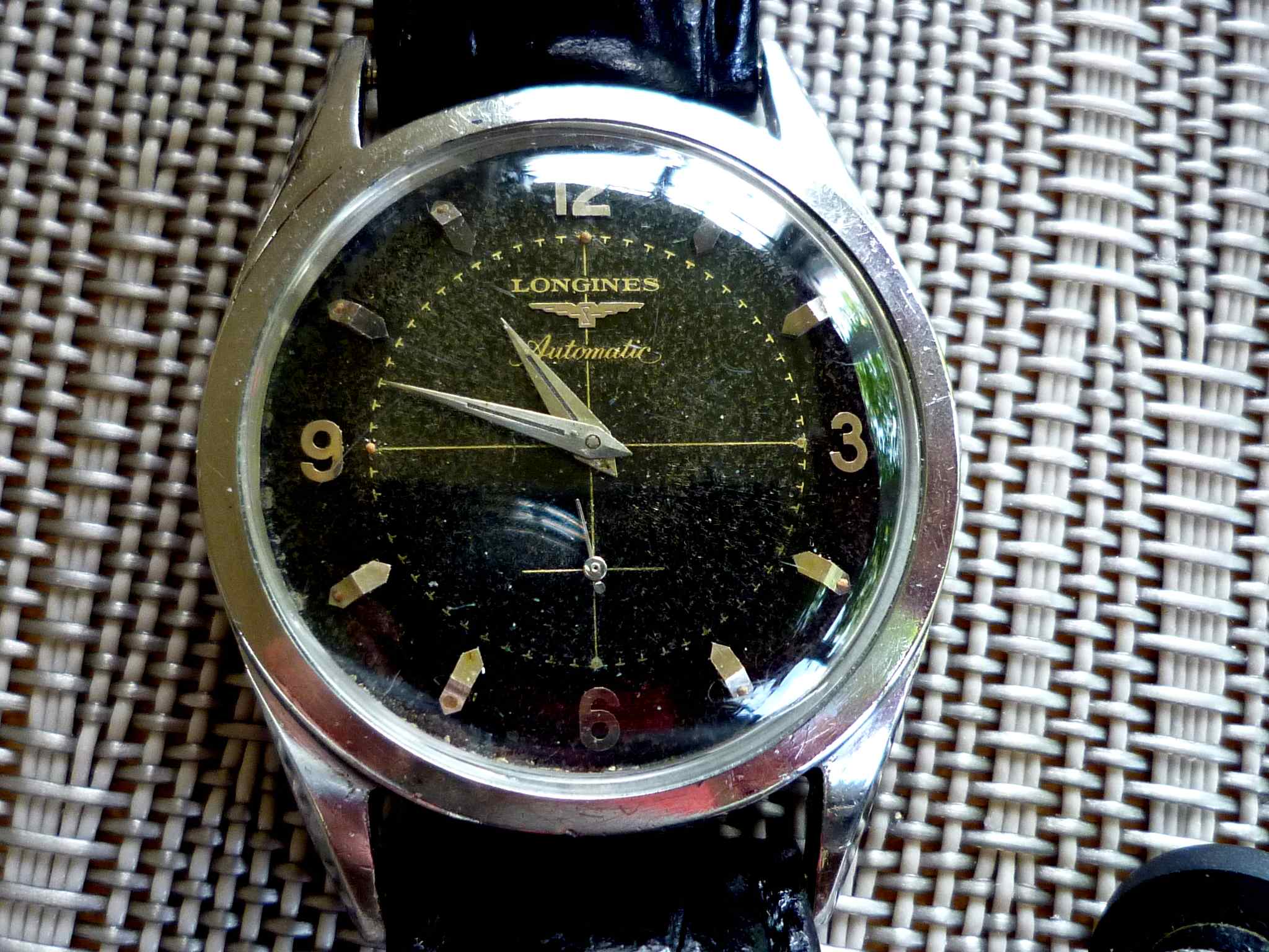 Longines Auto Black Dial
