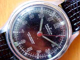 Marvin Black Dial Close