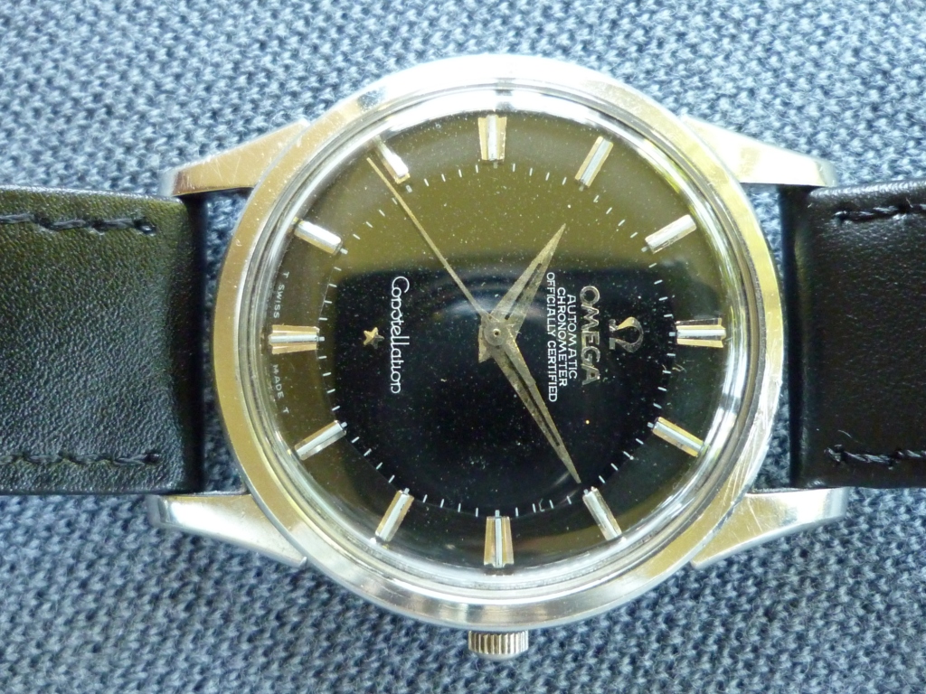 Omega Constellation Pie Pan Black Dial