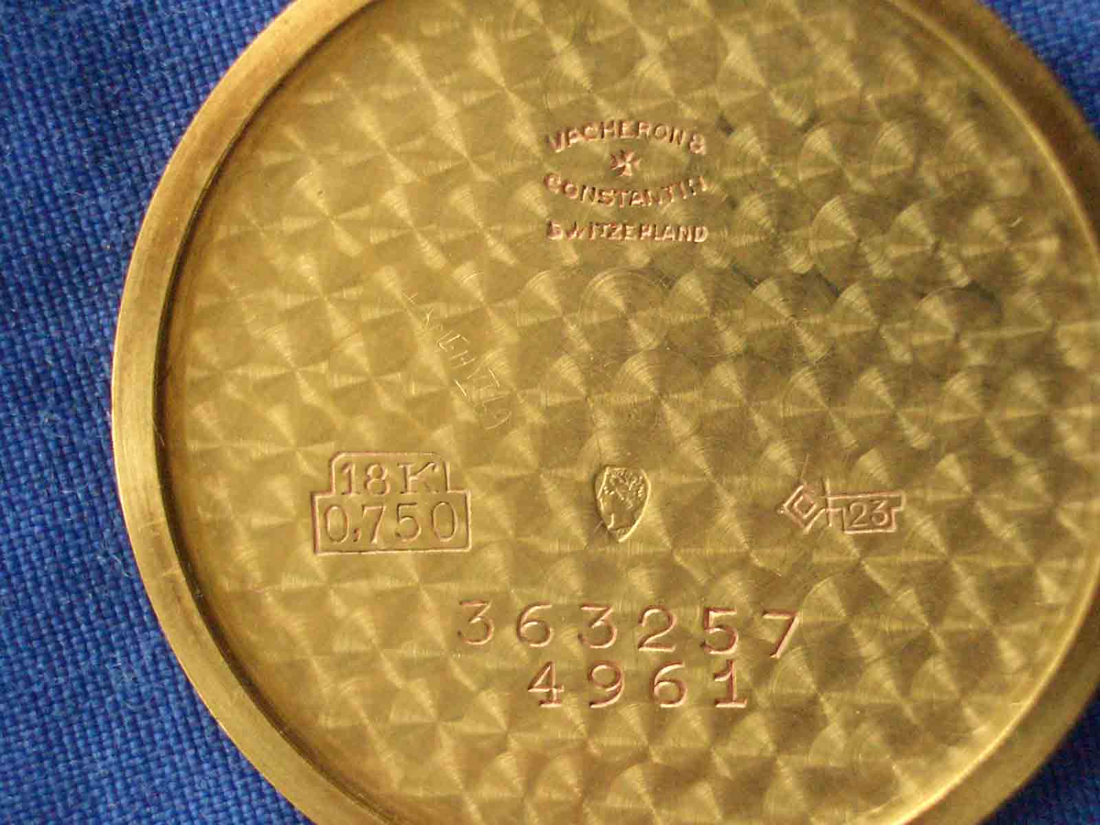 Vacheron Flat Back inside