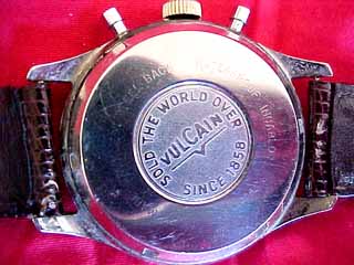 Vulcain Chronograph Back