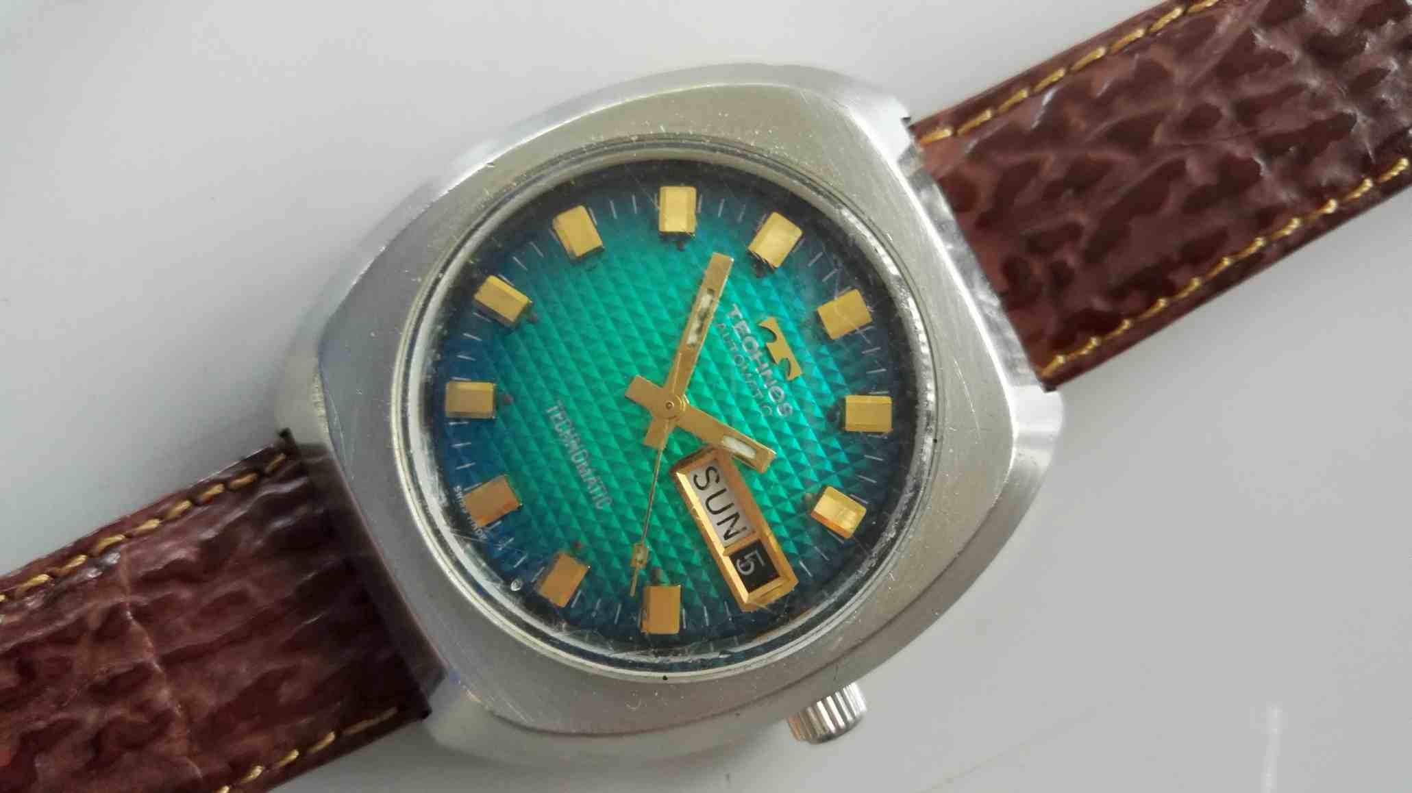 Technos Green Dial