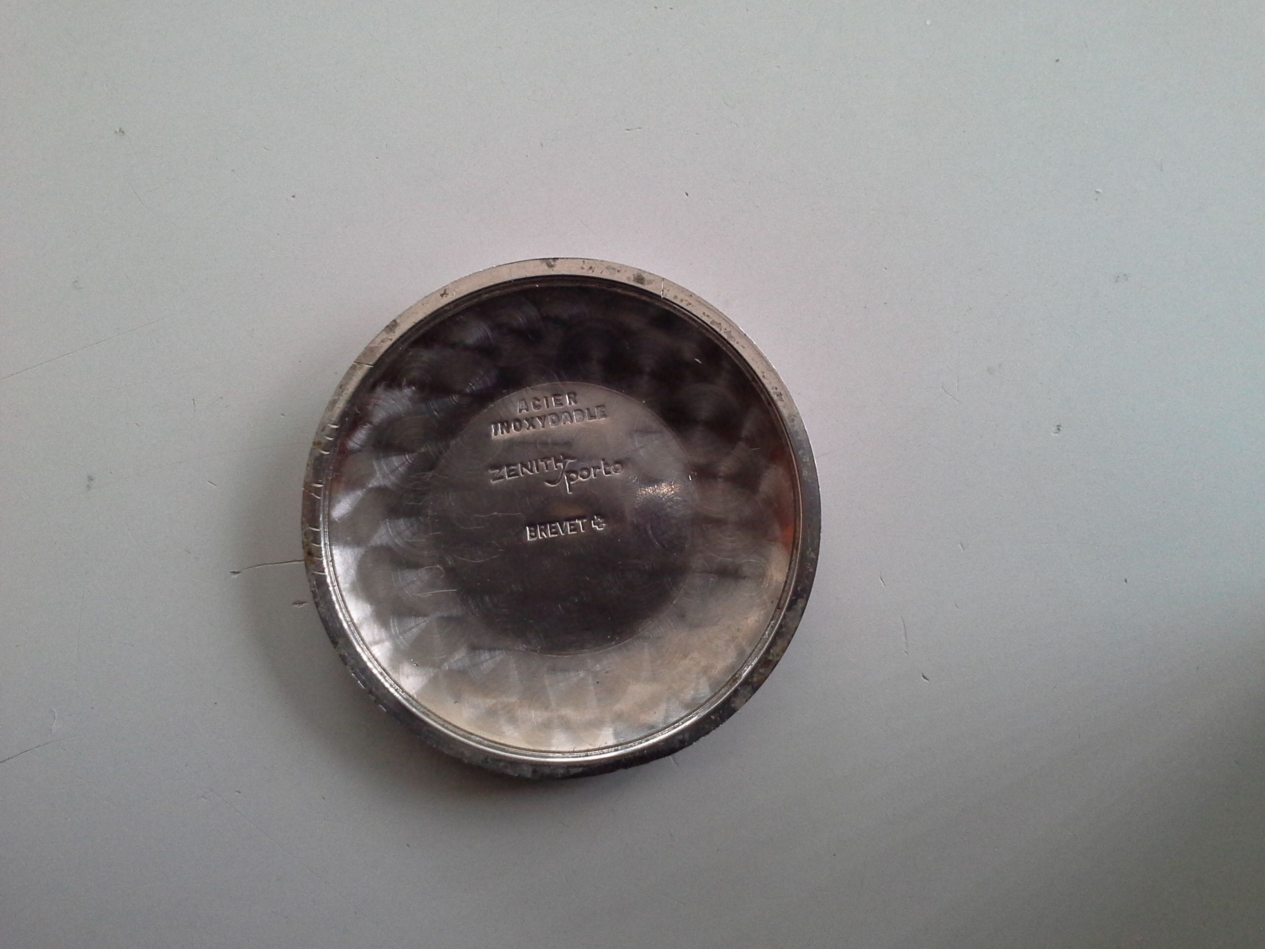 Zenith Stainless Steel Manual Wind